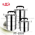 Plastic Handle Stainless Steel Lunch Box (FT-2310)